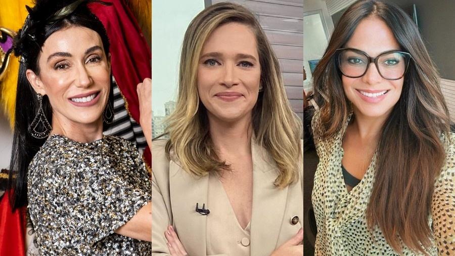 Michelle Barros, Natália Ariede e Rosana Jatobá, respectivamente - Reprodução/Instagram/Mauricio Fidalgo/TV Globo