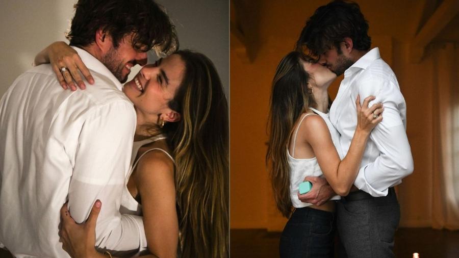 Giulia Be e o noivo Connor Kennedy em fotos nas redes sociais