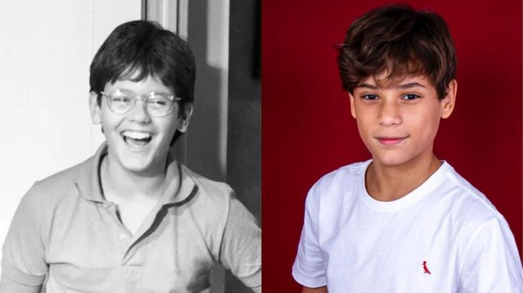 Danton Mello e Miguel Moro como Bruno em 'Vale Tudo' em 1988 e 2025 Danton Mello e Miguel Moro como Bruno em 'Vale Tudo' em 1988 e 2025