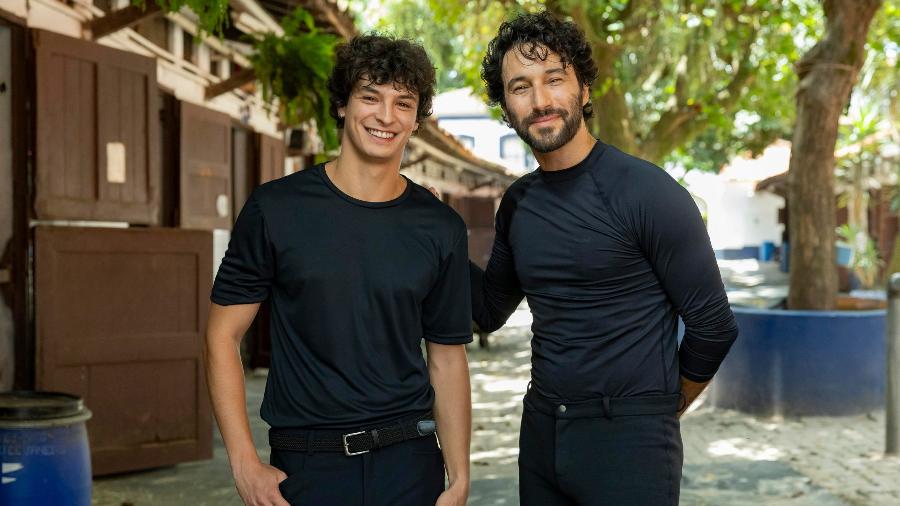 Tiago (Pedro Waddington) e Guilherme Logullo (Professor) em 'Vale Tudo'