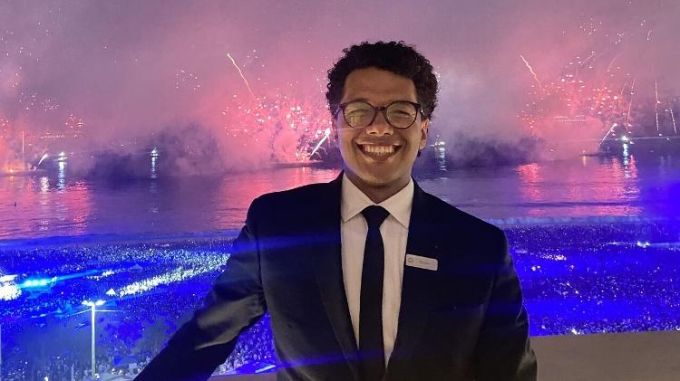 Nicolas Garcia no Réveillon do Copacabana Palace