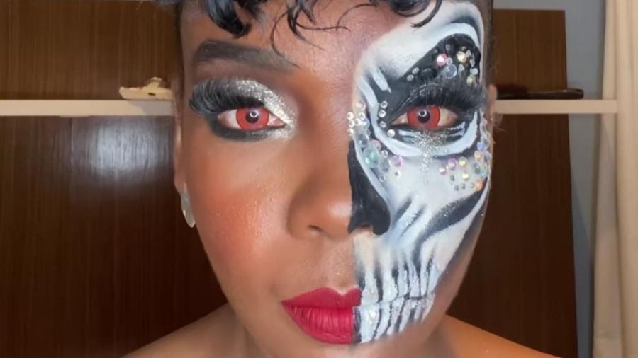 Thelma Assis mostrou maquiagem para festa de Halloween da Sephora - Reprodução/Instagram