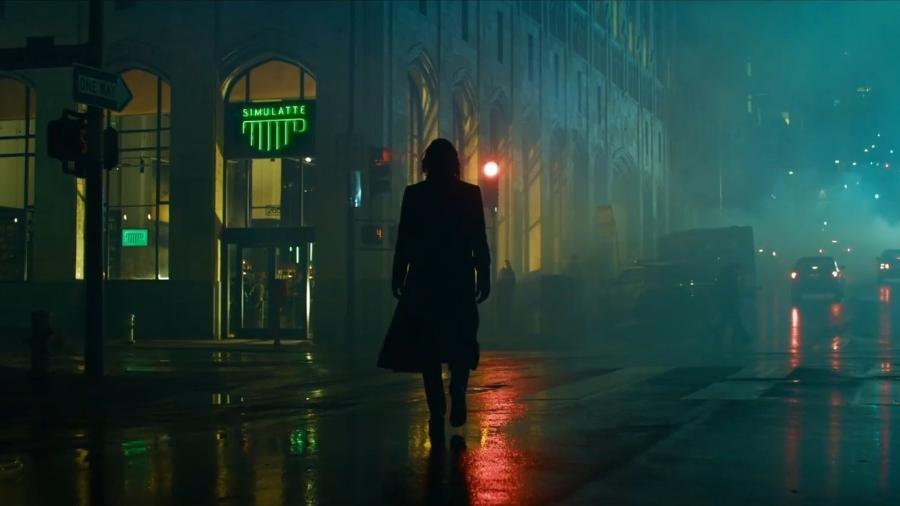 Neo aparece solitário em uma das versões do teaser de "Matrix 4" - Reprodução/Warner
