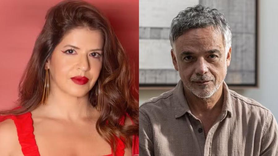 Fátima (Mariana Santos) e Nahum (Ângelo Antônio) em 'Mania de Você' Fátima (Mariana Santos) e Nahum (Ângelo Antônio) em 'Mania de Você'