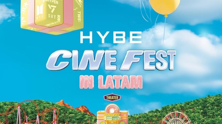 HYBE Cine Fest In LATAM: evento traz shows de grupos grandes da empresa aos cinemas 