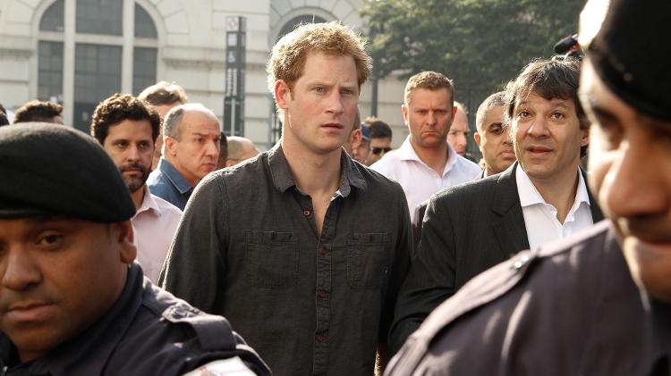 Príncipe Harry visitou a cracolândia, em São Paulo, em 2014 Príncipe Harry visitou a cracolândia, em São Paulo, em 2014