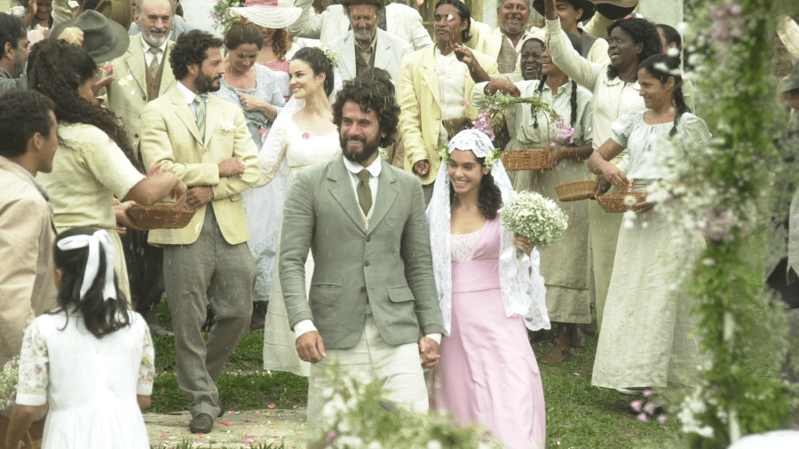 Festa de casamento duplo em "Cabocla" - Gianne Carvalho/Globo