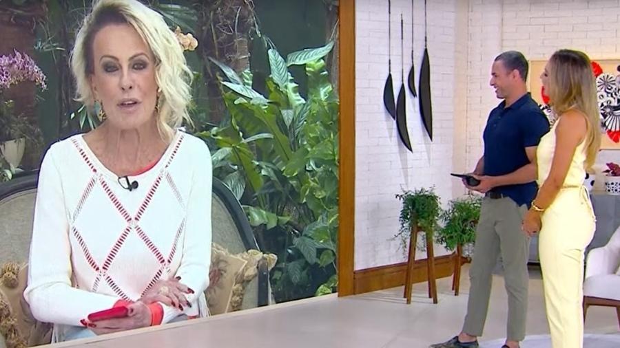 Ana Maria Braga participou do "Mais Você" - Reprodução/TV Globo