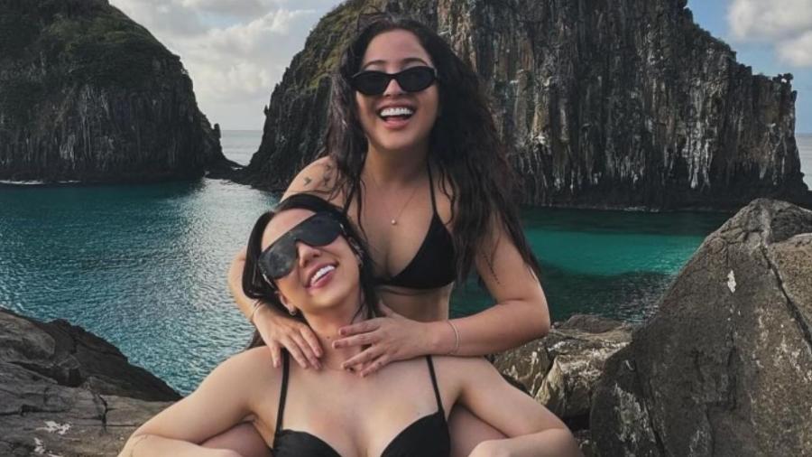 Mari Fernandez e Júlia Ribeiro em foto publicada nas redes sociais