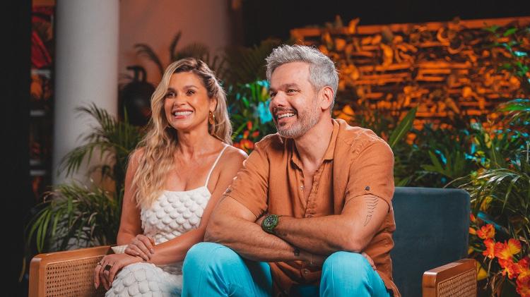 Otaviano Costa e Flávia Alessandra são os apresentadores de Ilha da Tentação