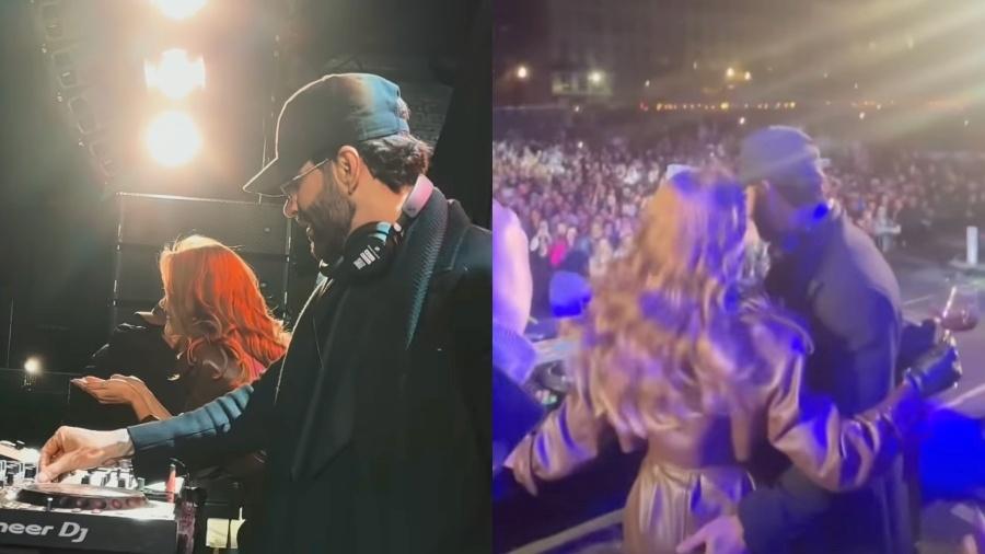 Gusttavo Lima e Andressa Suita em show nos EUA  - Reprodução/Instagram