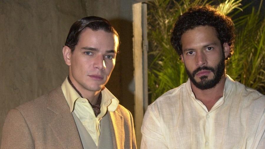 Luís (Daniel de Oliveira) e Tobias (Malvino Salvador) em "Cabocla" - Divulgação/Globo