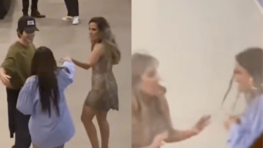 Wanessa Camargo empurra Eva em vídeo pós-festa do BBB 25 - Reprodução/X