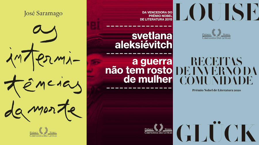 José Saramago, Svetlana Aleksiévitch e Louise Glück estão entre os autores indicados da semana - Divulgação