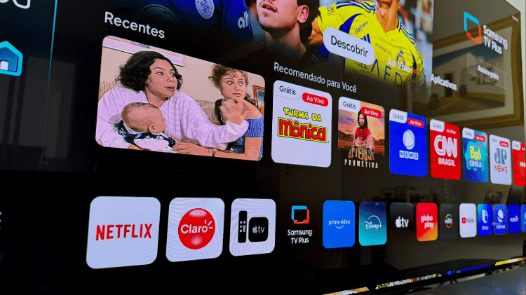 Apps de streamings na TV