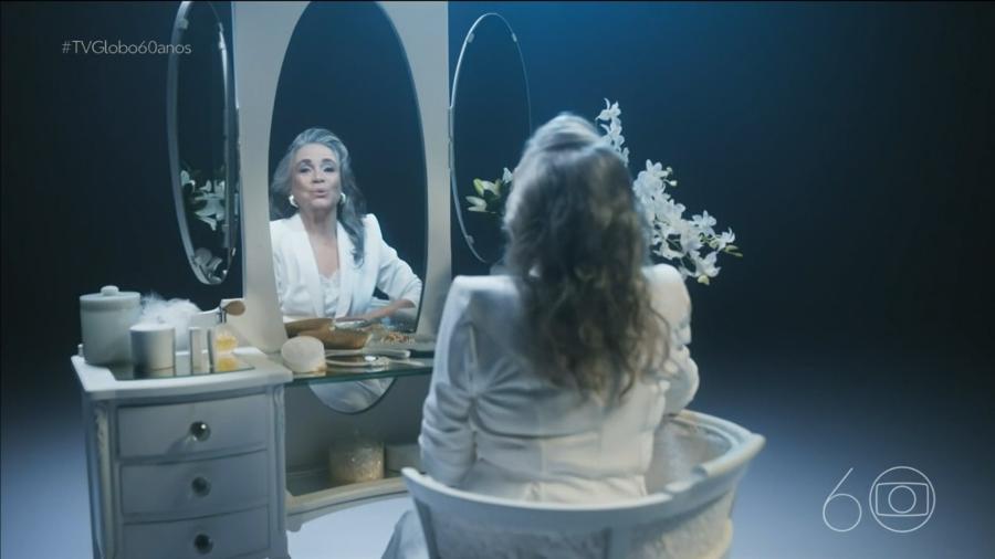 Regina Duarte no especial de 60 anos da Globo Regina Duarte no especial de 60 anos da Globo