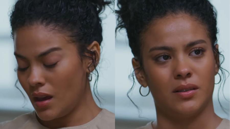 Maria de Fátima (Bella Campos) no final de 'Vale Tudo' Maria de Fátima (Bella Campos) no final de 'Vale Tudo'