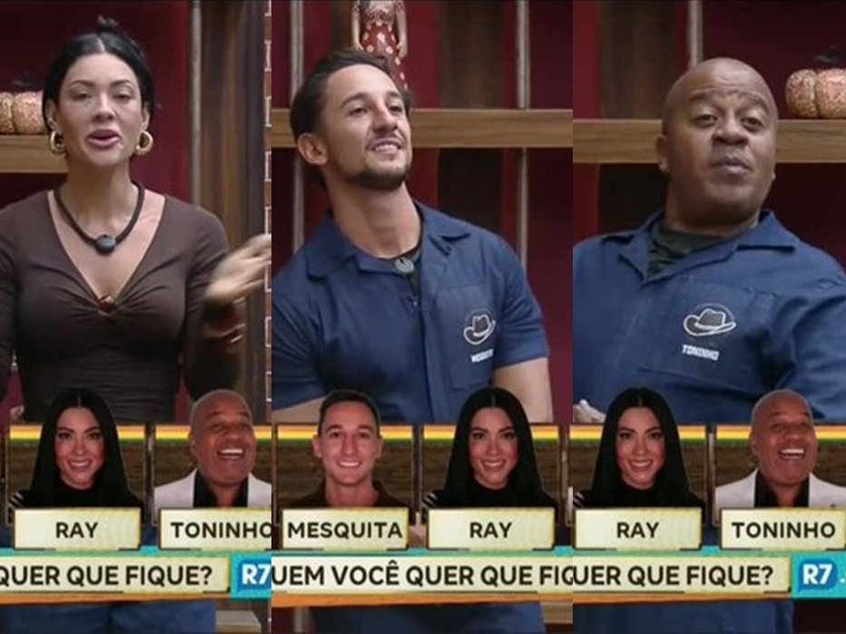 A Fazenda 2025: Mesquita, Rayane e Toninho Imploram por Votos na 10ª Roça!