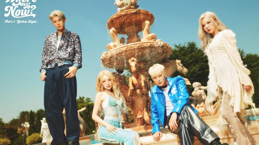 KARD em foto promocional do sétimo álbum do grupo