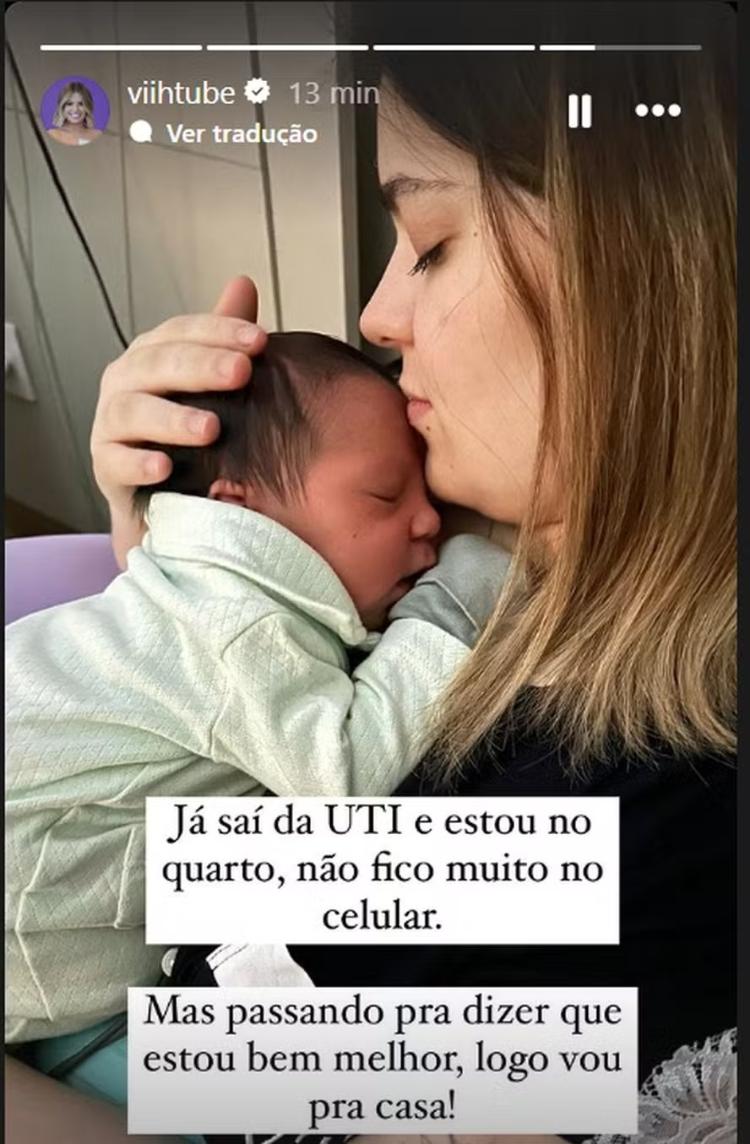 Viih Tube com o filho Ravi