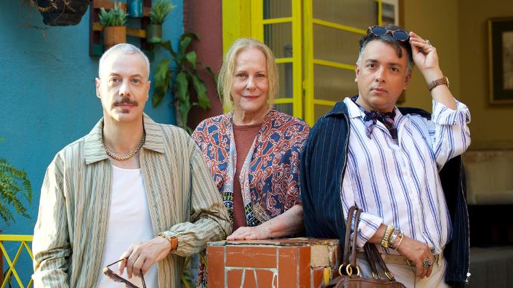 Marco (Guilherme Weber), Ruth (Lucinha Lins) e Gigi (Rodrigo Fagundes) em 'Volta por Cima' Marco (Guilherme Weber), Ruth (Lucinha Lins) e Gigi (Rodrigo Fagundes) em 'Volta por Cima'