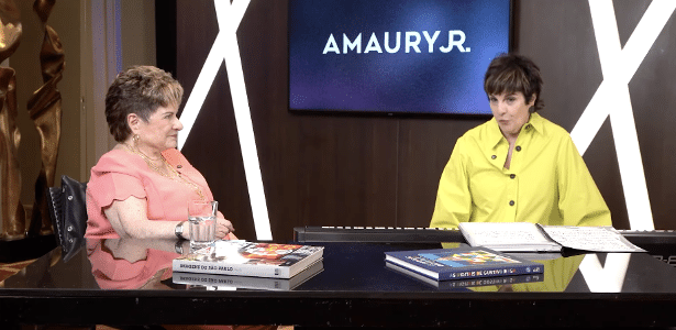 Lilia Klabin recebe Leila Pinheiro