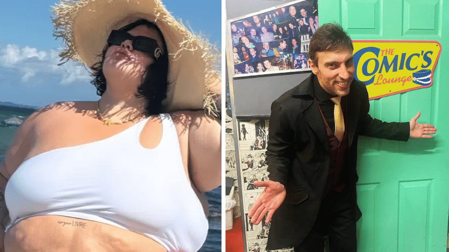 Léo Lins fez piada com a cirurgia bariátrica de Thaís Carla Léo Lins fez piada com a cirurgia bariátrica de Thaís Carla