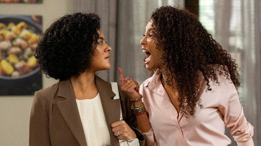 Maria de Fátima (Bella Campos) e Raquel (Taís Araujo) em 'Vale Tudo' Maria de Fátima (Bella Campos) e Raquel (Taís Araujo) em 'Vale Tudo'