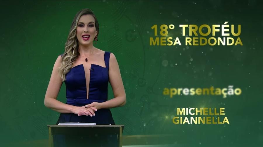 Michelle Giannella, uma das integrantes do veterano programa "Mesa Redonda" - Reprodução/TV Gazeta