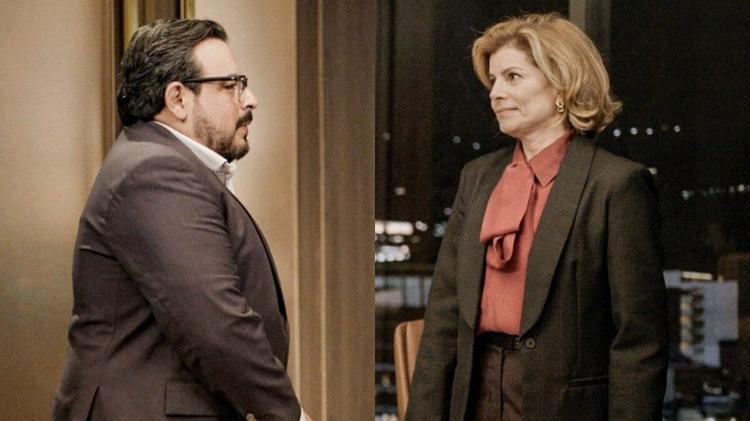 Freitas (Luís Lobianco) e Odete (Debora Bloch) em Vale Tudo Freitas (Luís Lobianco) e Odete (Debora Bloch) em Vale Tudo