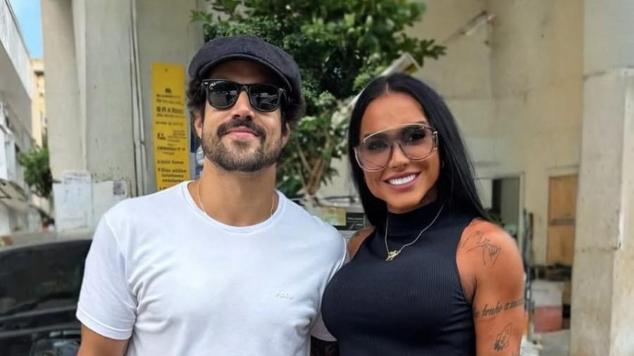 Caio Castro e Kamila Simioni em encontro que aconteceu em abril Caio Castro e Kamila Simioni em encontro que aconteceu em abril