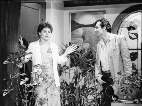 Em "Brilhante", de 1981, Gilberto Braga contou com a colaboração de Leonor Bassères e Euclydes Marinho. O comércio de joias e de pedras preciosas e o mistério sobre uma jazida de esmeraldas no Pantanal eram o fio condutor da história. - Divulgação