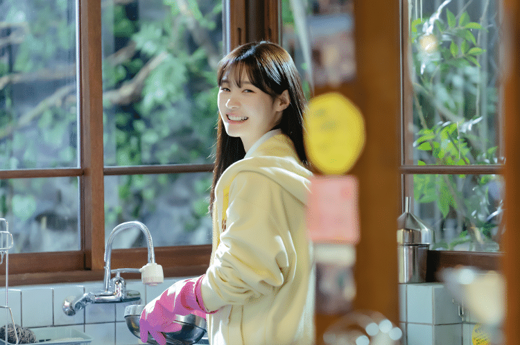 Jung Chaeyeon em cena de "Família por escolha"