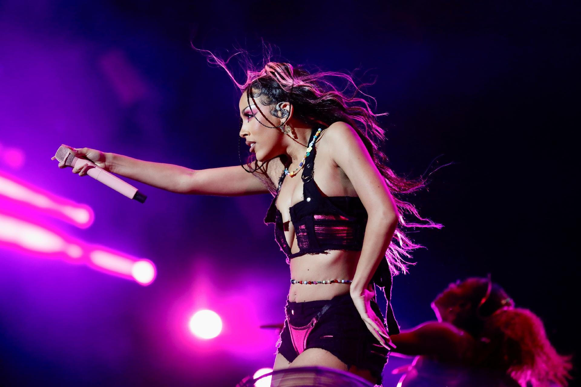 Doja Cat fez primeiro show no Lolla Brasil - Mariana Pekin/UOL