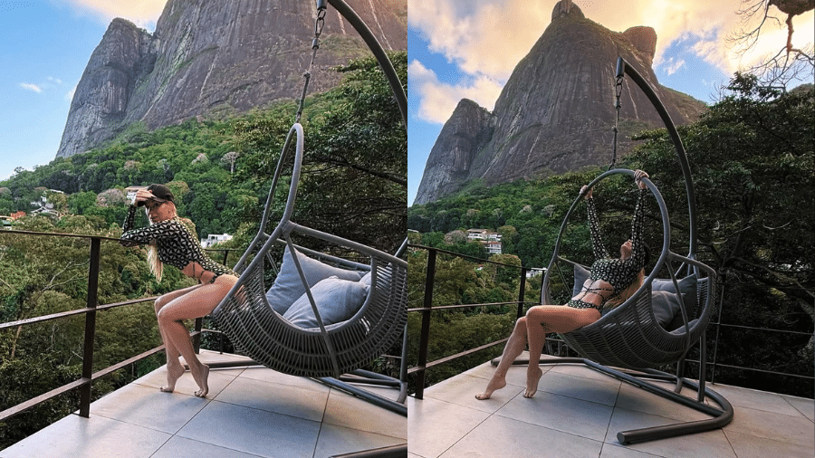 Danielle Winits com maiô recortado