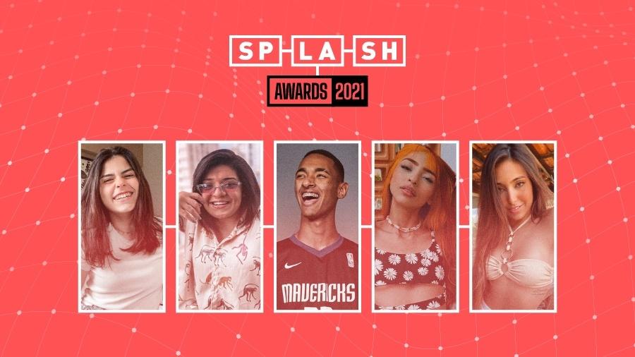 Splash Awards - Melhor tiktoker de 2021 - Arte/Splash