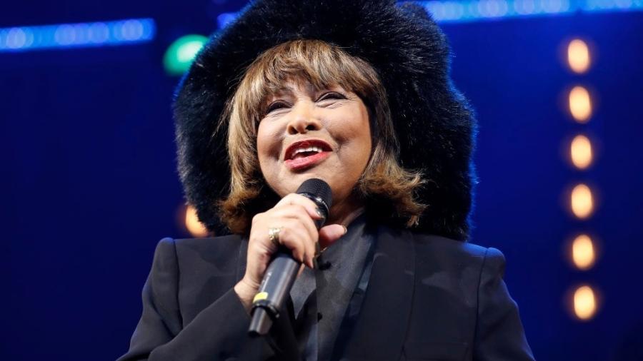 Tina Turner na abertura do musical "Tina - Das Tina Turner Musical" em Hamburgo, na Alemanha, em 2019 - Franziska Krug/Getty Images