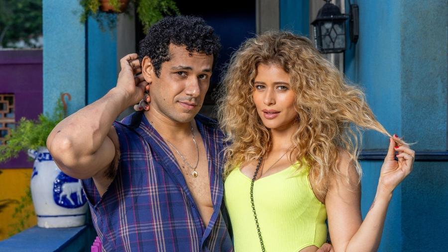 Roxelle (Isadora Cruz) e Chico (Amaury Lorenzo) em 'Volta por Cima'