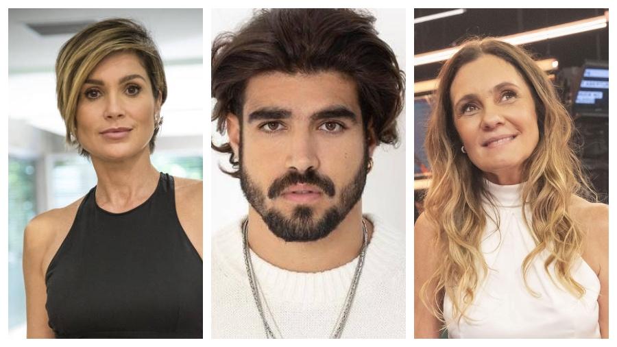 Flávia Alessandra, Caio Castro e Adriana Esteves são exemplos de atores revelas em programas de TV - Reprodução