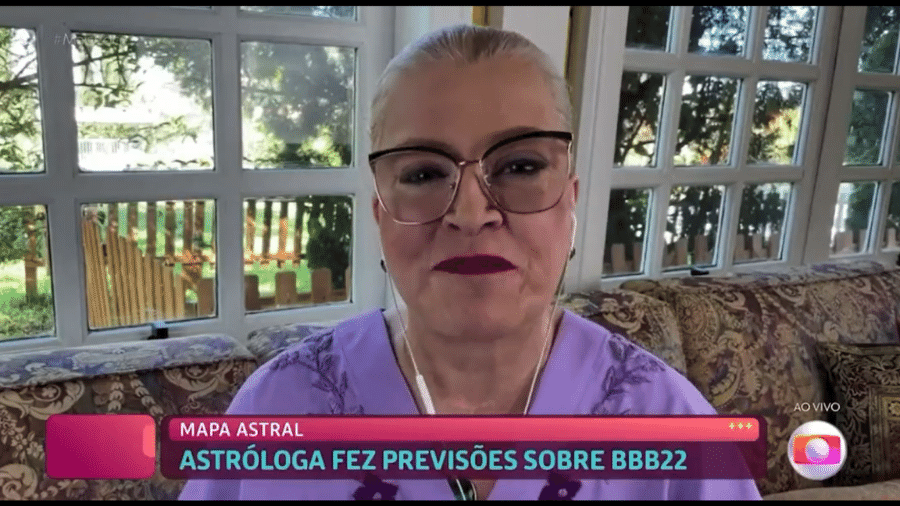 A astróloga Monica Buonfiglio, que "previu" acidente de Rodrigo Mussi, prevê melhora do ex-BBB - Reprodução/TV Globo