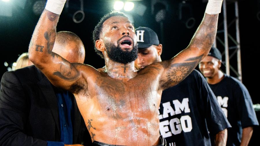 Nego do Borel vence sua primeira luta no boxe Nego do Borel vence sua primeira luta no boxe