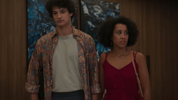 Tiago (Pedro Waddington) e Fernanda (Ramille) em 'Vale Tudo' Tiago (Pedro Waddington) e Fernanda (Ramille) em 'Vale Tudo'