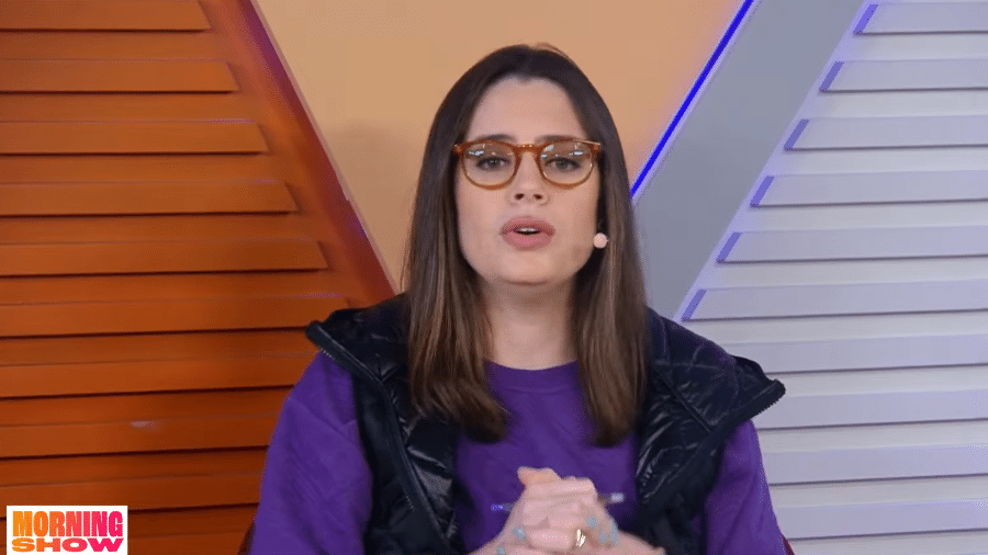 A comentarista Zoe Martinez no programa da Jovem Pan "Morning Show" - Reprodução / YouTube