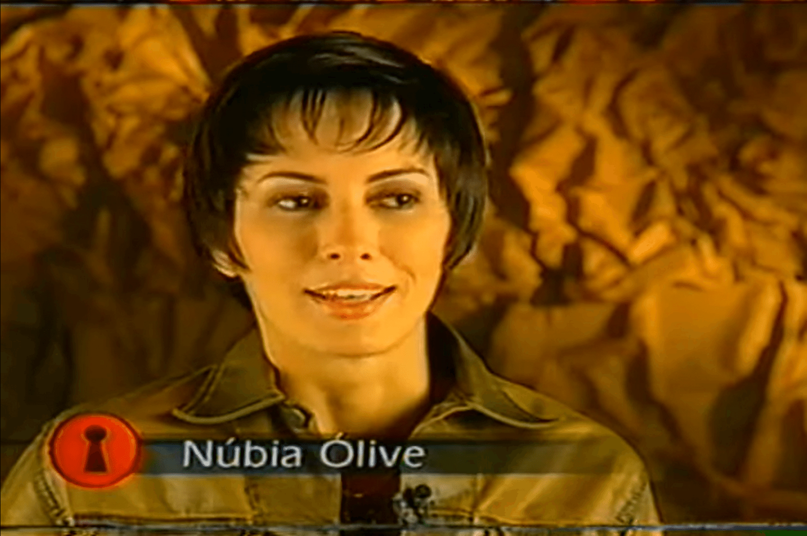 Núbia Oliiver na Casa dos Artistas - Reprodução/SBT