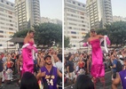Show da Madonna: fãs fazem minibloco de Carnaval na orla de Copacabana - Daniele Dutra/UOL