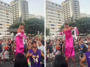 Show da Madonna: fãs fazem minibloco de Carnaval na orla de Copacabana