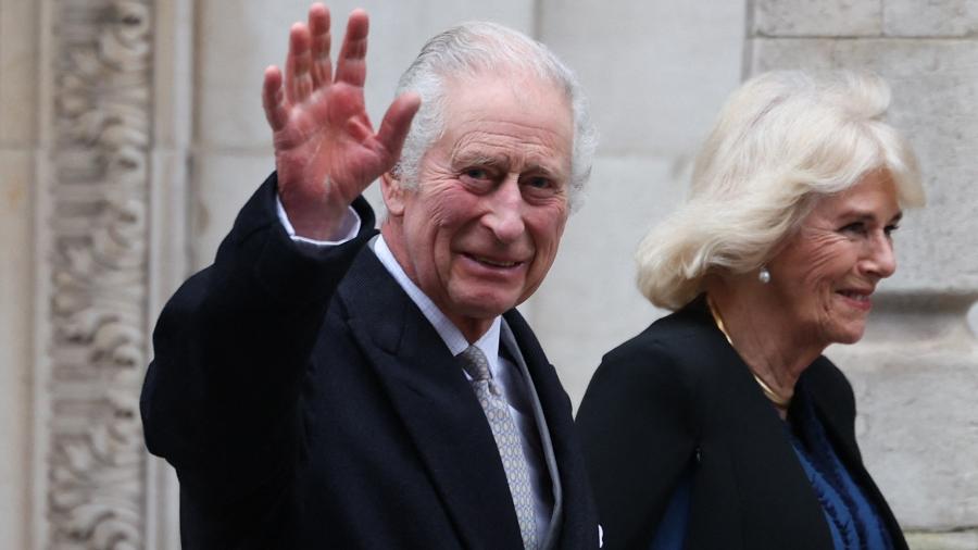 O rei Charles voltará às funções públicas na próxima semana - Daniel Leal / AFP