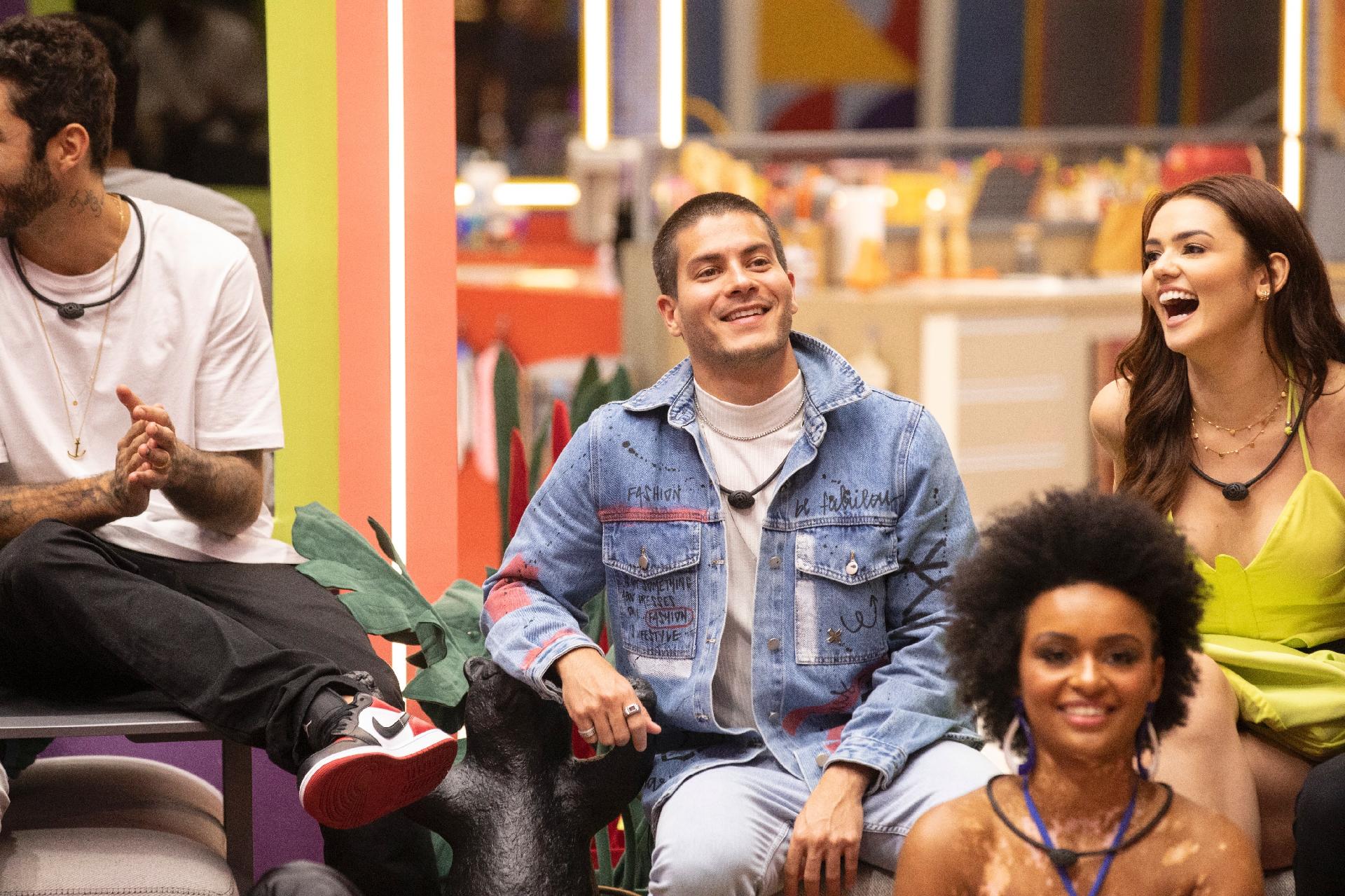 Participantes do BBB 22 se reencontram no "Dia 101", uma nova visita à casa do reality para relembrar situações e lavar a roupa suja - Divulgação