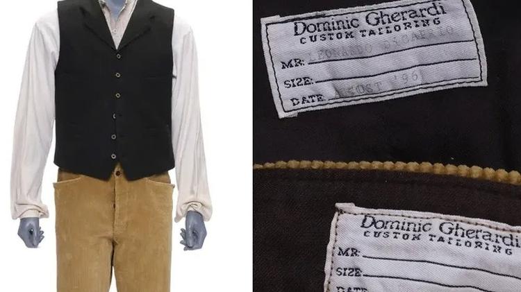 As roupas foram usadas por Leonardo DiCaprio em 'Titanic'