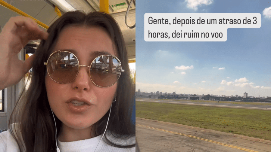 Monica Iozzi relata problemas em voo - Reprodução/Instagram